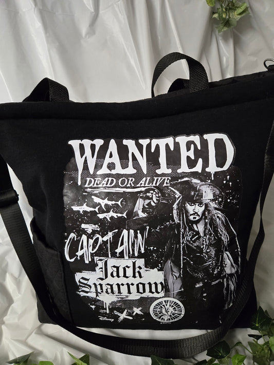 Pirate Captain Large Crossbody Tote