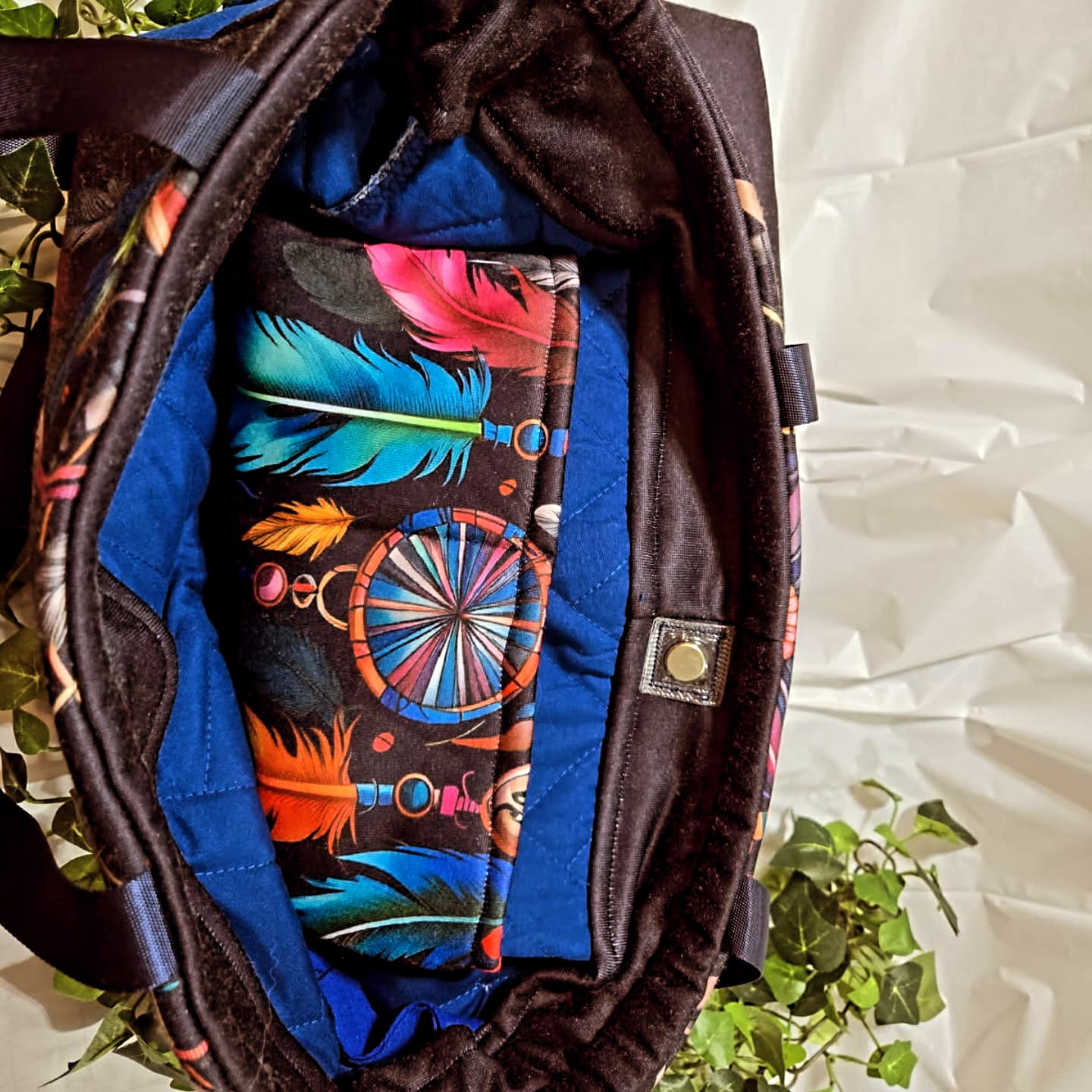 Electric Dreams Large Crossbody Tote