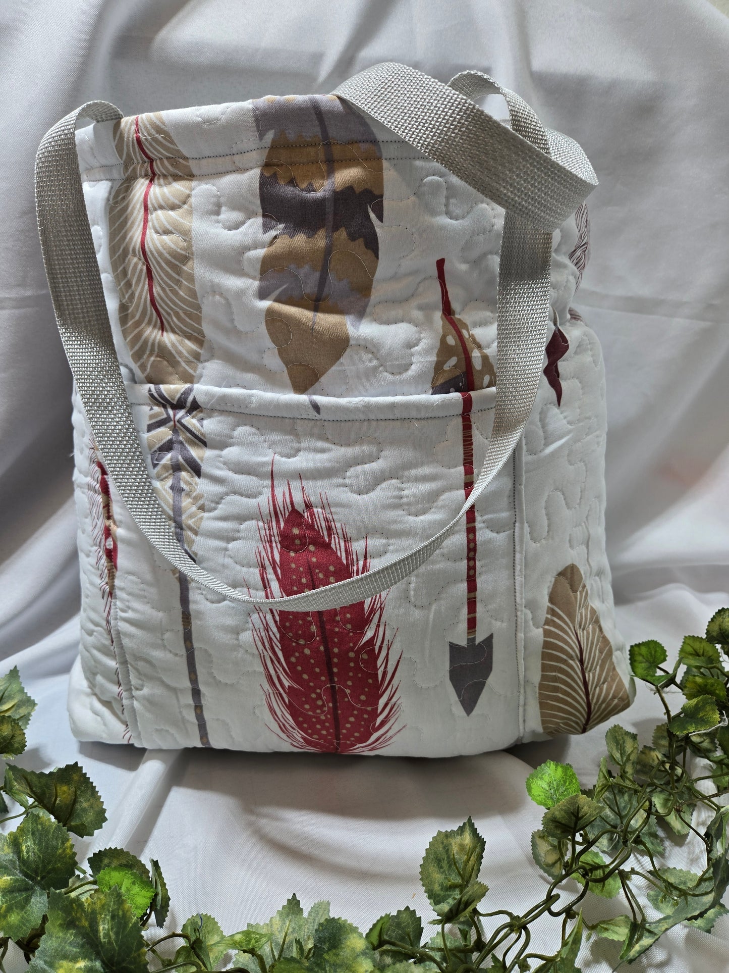 Birds of a Feather! Quilted Tote Bag