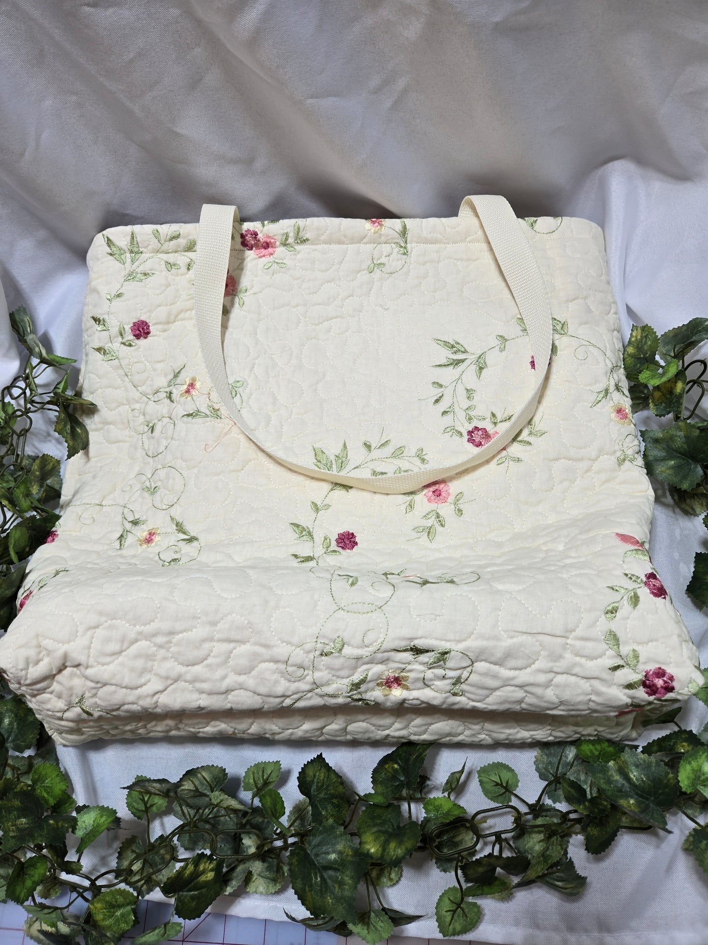 Floral Dream Garden Tote Bag
