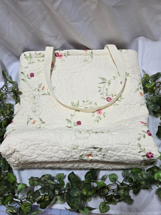 Floral Dream Garden Tote Bag