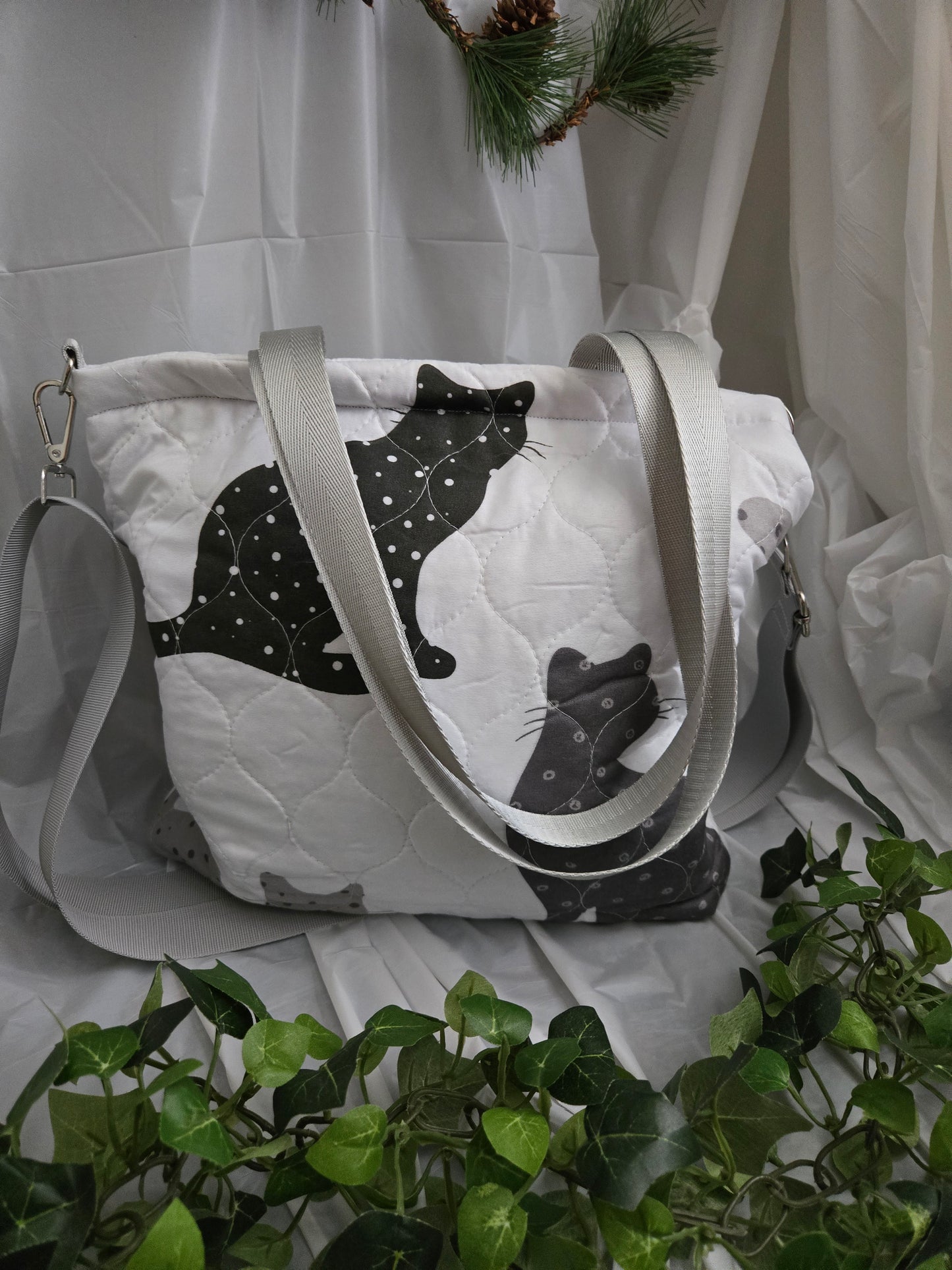 The Cat's Meow Medium Crossbody Tote