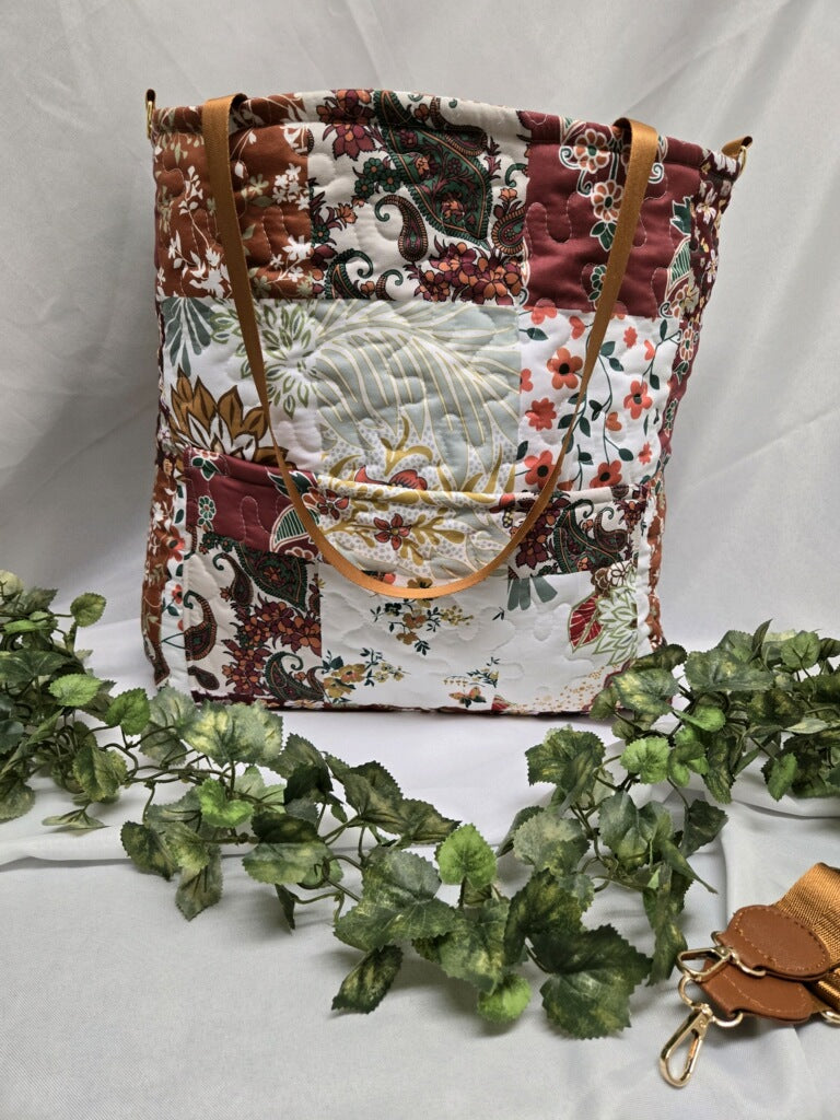 Secret Garden Large Crossbody Tote