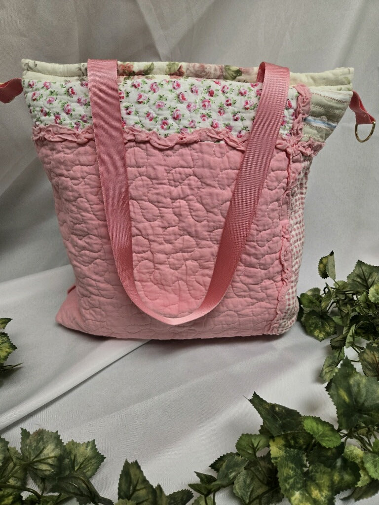Pretty in Pink Medium Crossbody Tote