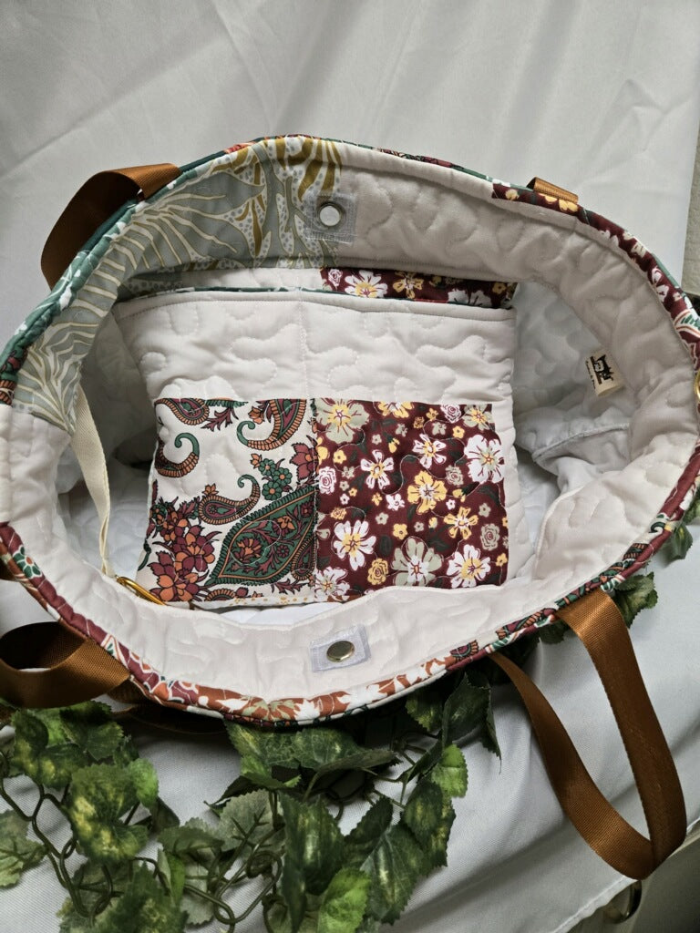 Secret Garden Large Crossbody Tote