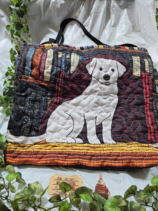 A Librarian's Best Friend Large Crossbody Tote