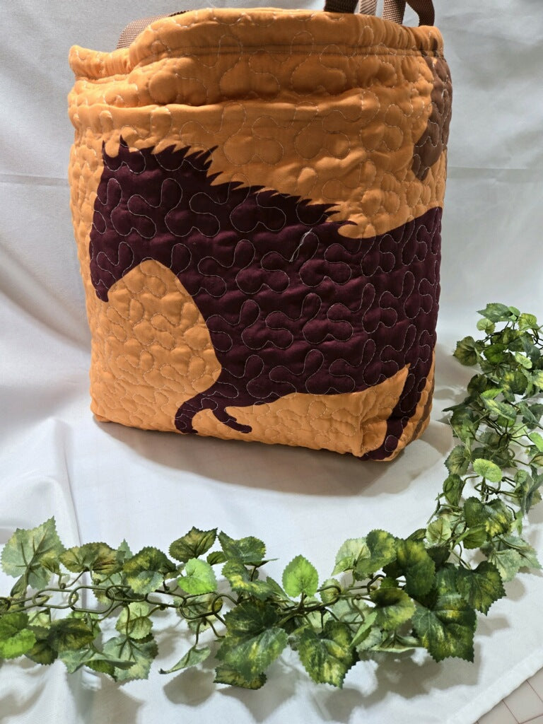 Cowboy Up! Quilted Tote Bag