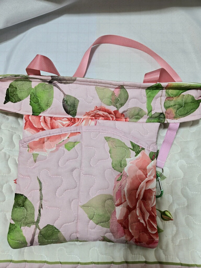 Butterfly Garden Quilted Tote Bag